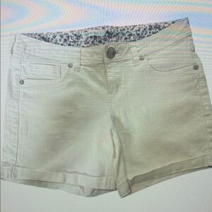 Women's Cream Athletic Shorts
